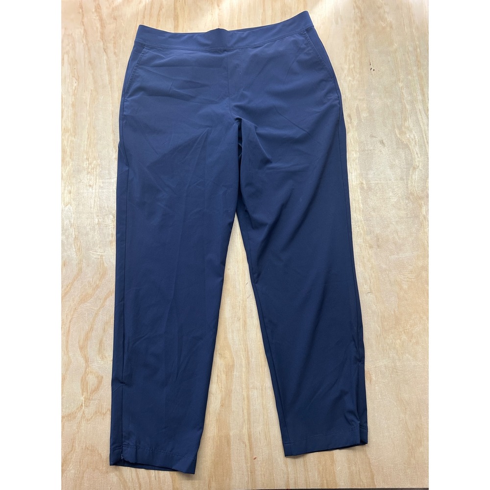 Tommy Bahama Golf Pants Womens XL Navy Blue Stretch Pull On Athletic Trousers